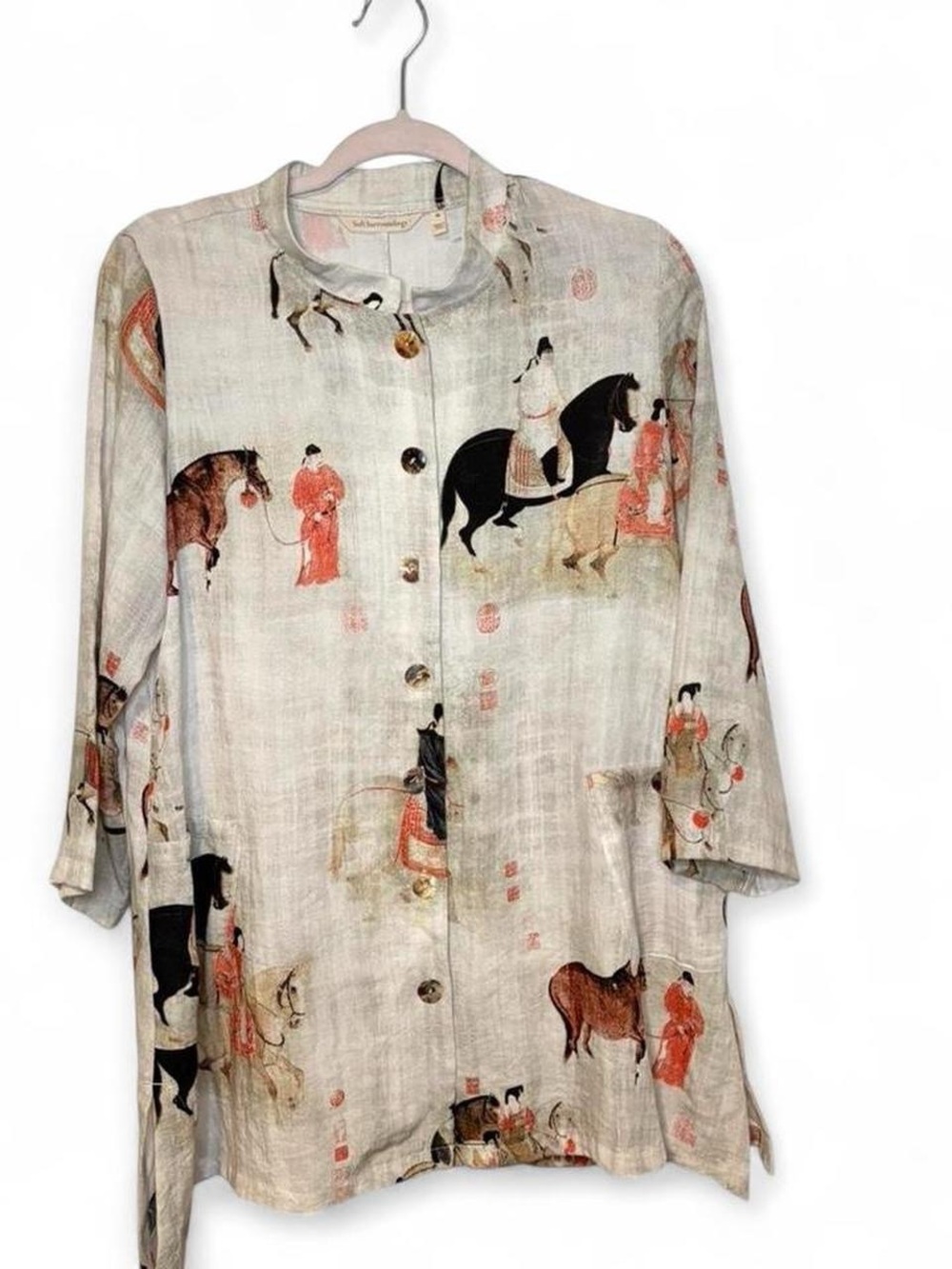 Soft Surroundings song dynasty tunic top women’s med